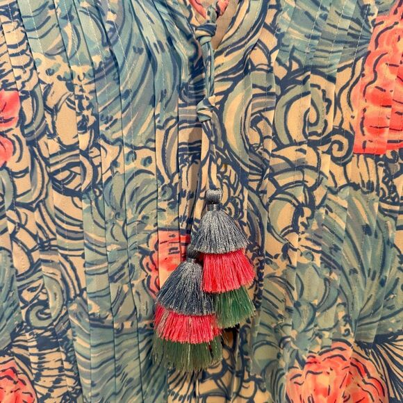 Lilly Pulitzer Harbor Tunic Dress She She Shells Size M - Picture 3 of 6